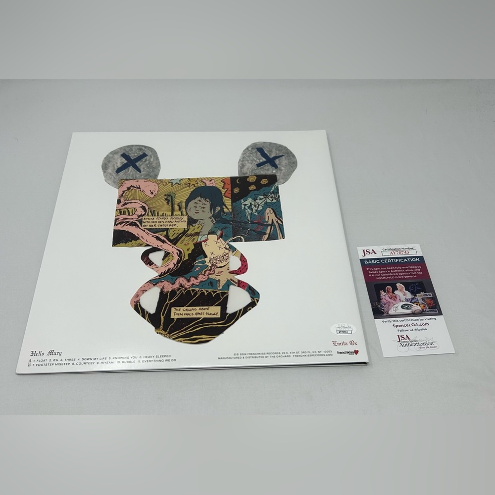 Hello Mary signed Emita Ox Album JSA COA - Picture 2 of 2